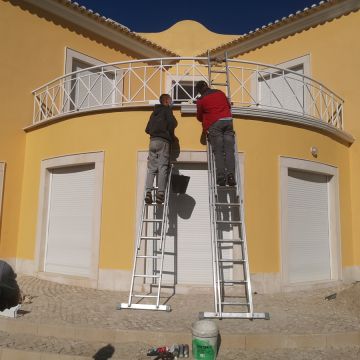 Re9 - Alcácer do Sal - Treppenbau