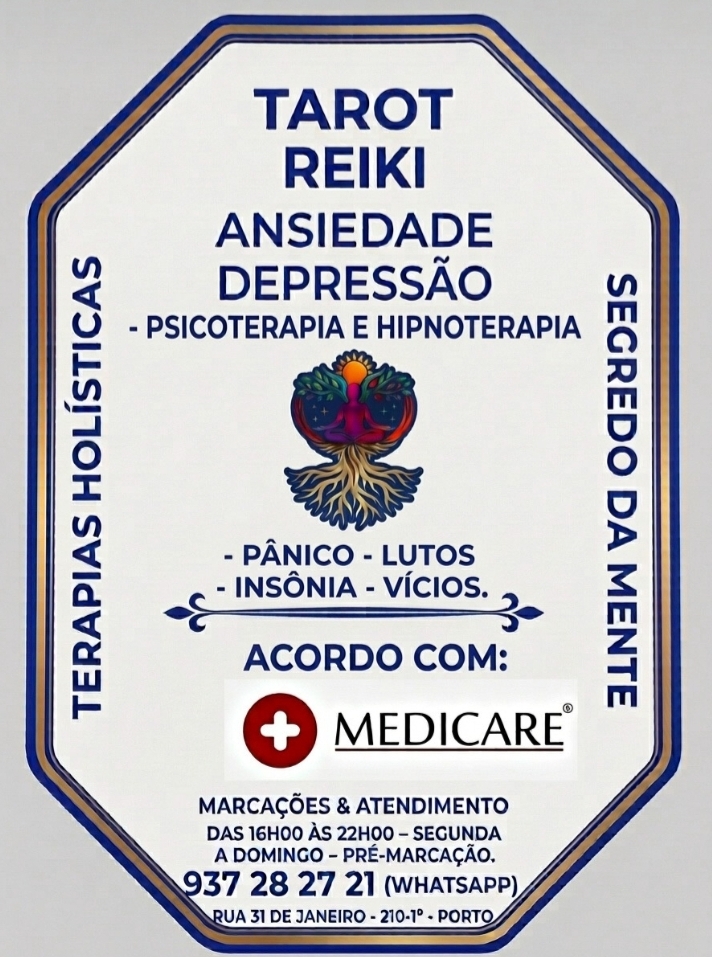 SEGREDO DA MENTE - Porto - Alternative Healing and Hypnoteraphy