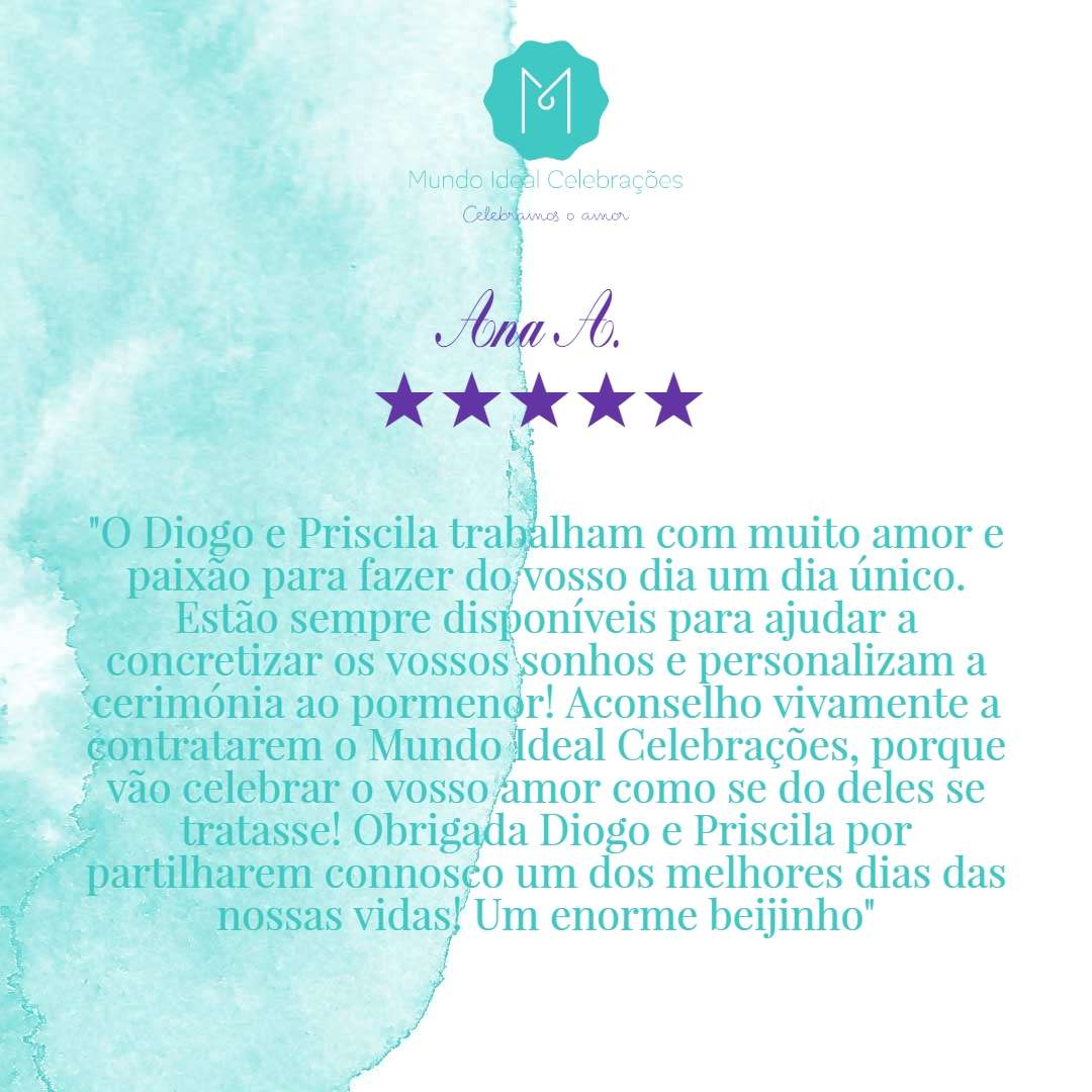 Mundo Ideal Celebrações|Celebrante - Vila Franca de Xira - Oficiantes de bodas