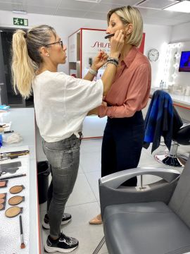 Carla leite maquilhadora Sic televisão - Oeiras - Clases de maquillaje artístico