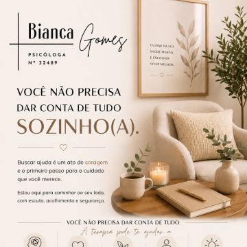 Bianca Gomes - Vila Nova de Gaia - Séance de psychothérapie
