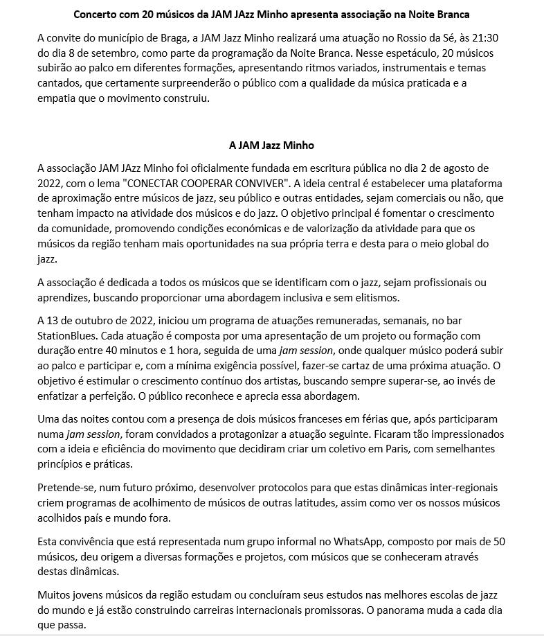 Alexandra Carrizo - Castelo Branco - Translation