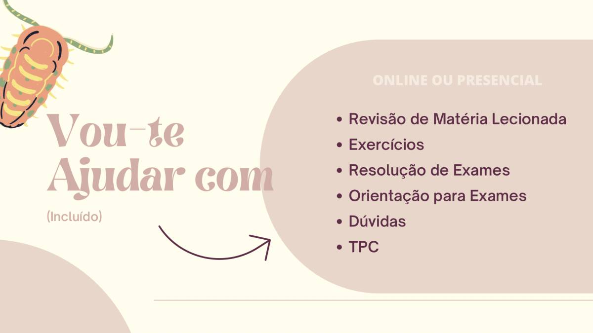 Mafalda - Explicações de Biologia e Geologia - Lisboa - Aconselhamento de Admissão a Faculdades
