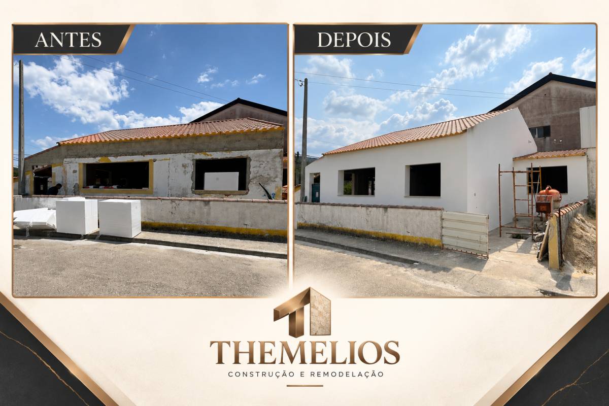 Themelios Construção e Remodelação - Coimbra - Interior Wall Addition