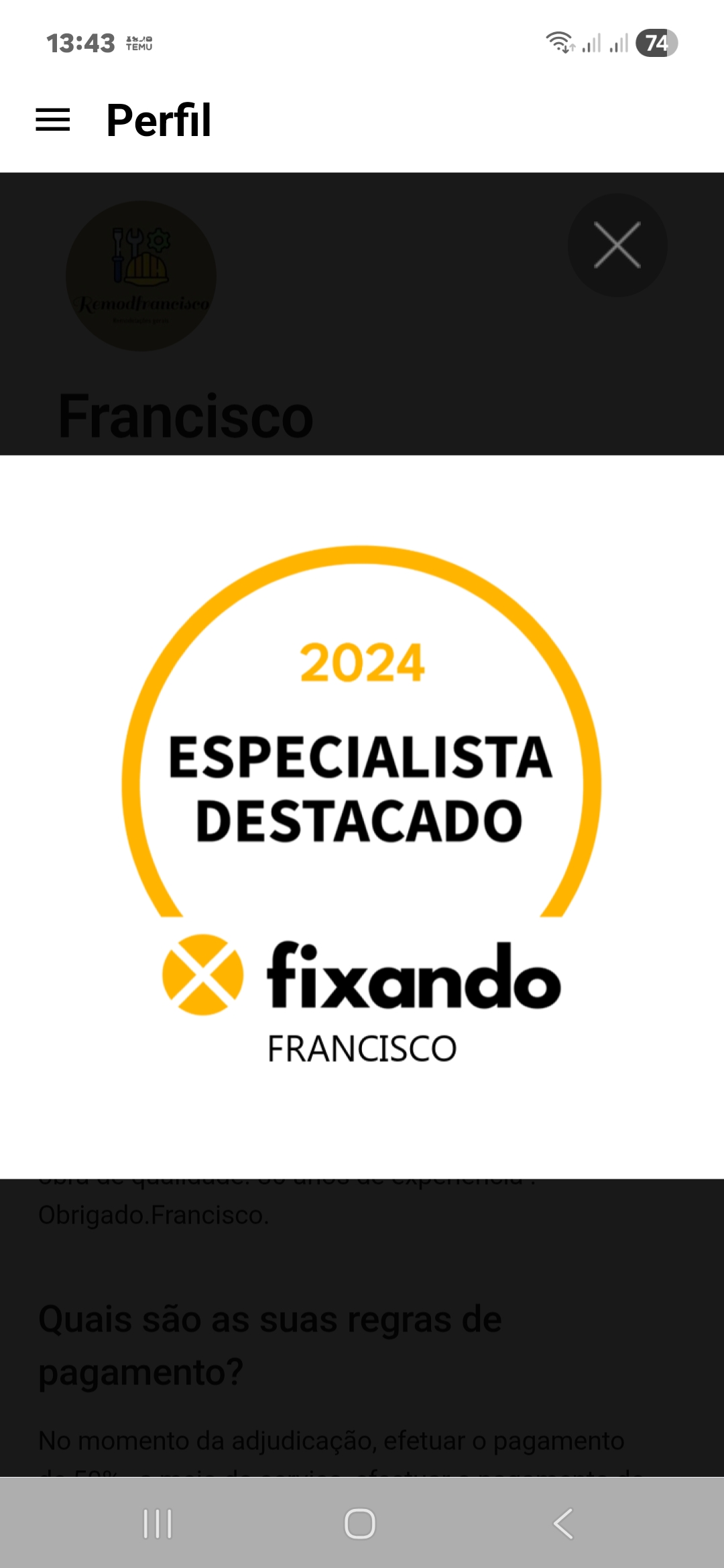 Francisco - Montijo - Portas