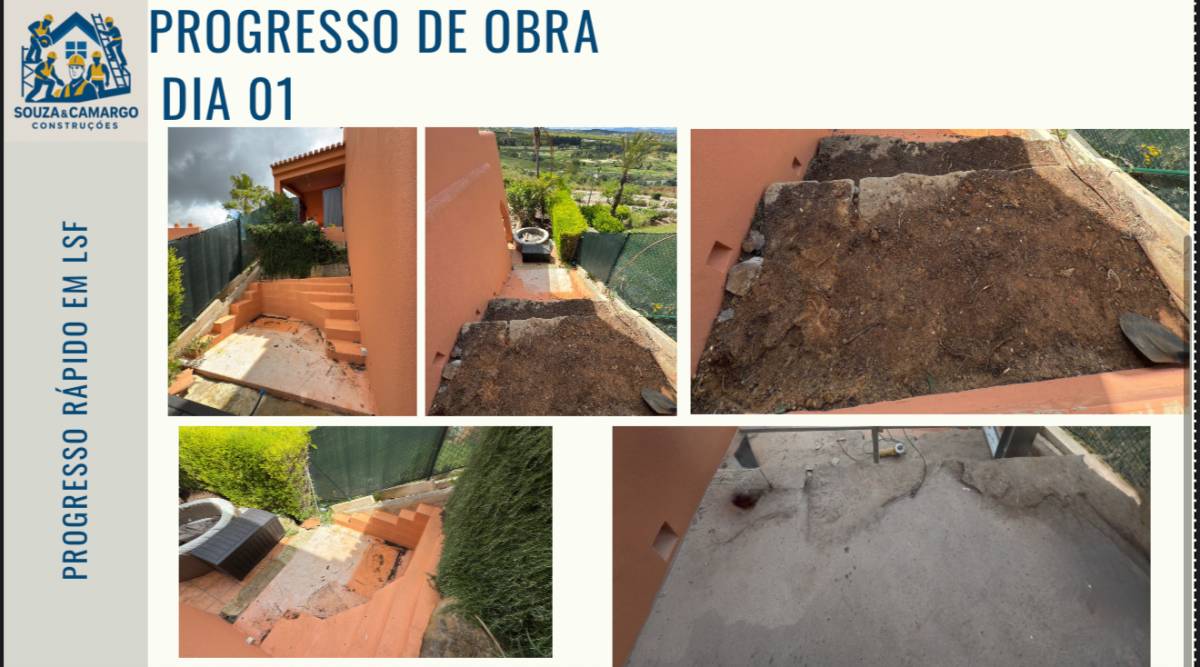 Souza & Carmargo Construções - Silves - Instalação de Pavimento em Pedra ou Ladrilho