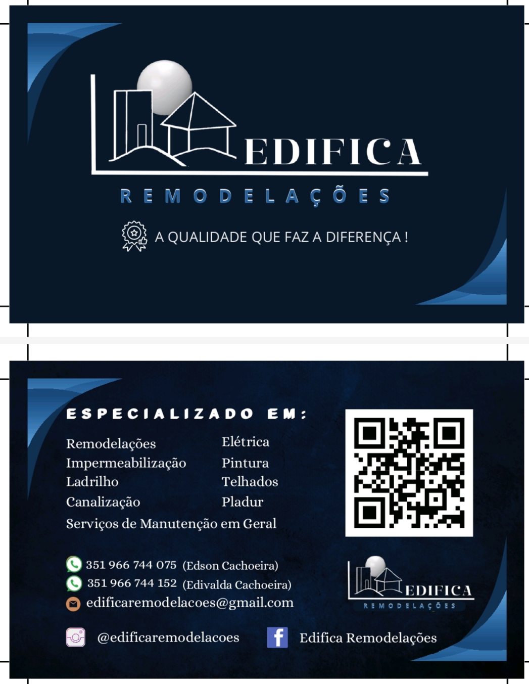 Edifica Remodelaçoes, pinturas personalizadas e serviços em geral... A qualidade é que faz a diferença. - Sintra - Fiação