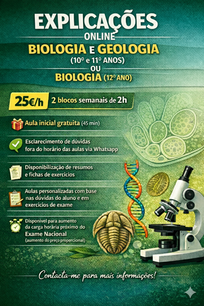 Filipa Mestre - Lisboa - Explicações de Biologia