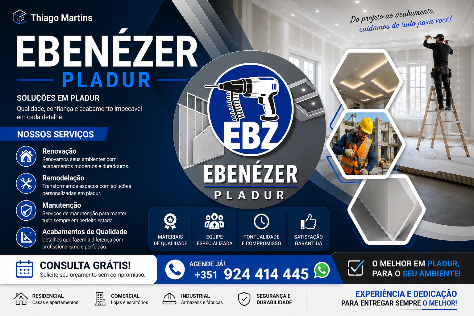 Ebenézer Pladur - Vila do Conde - Rénovation de chambre