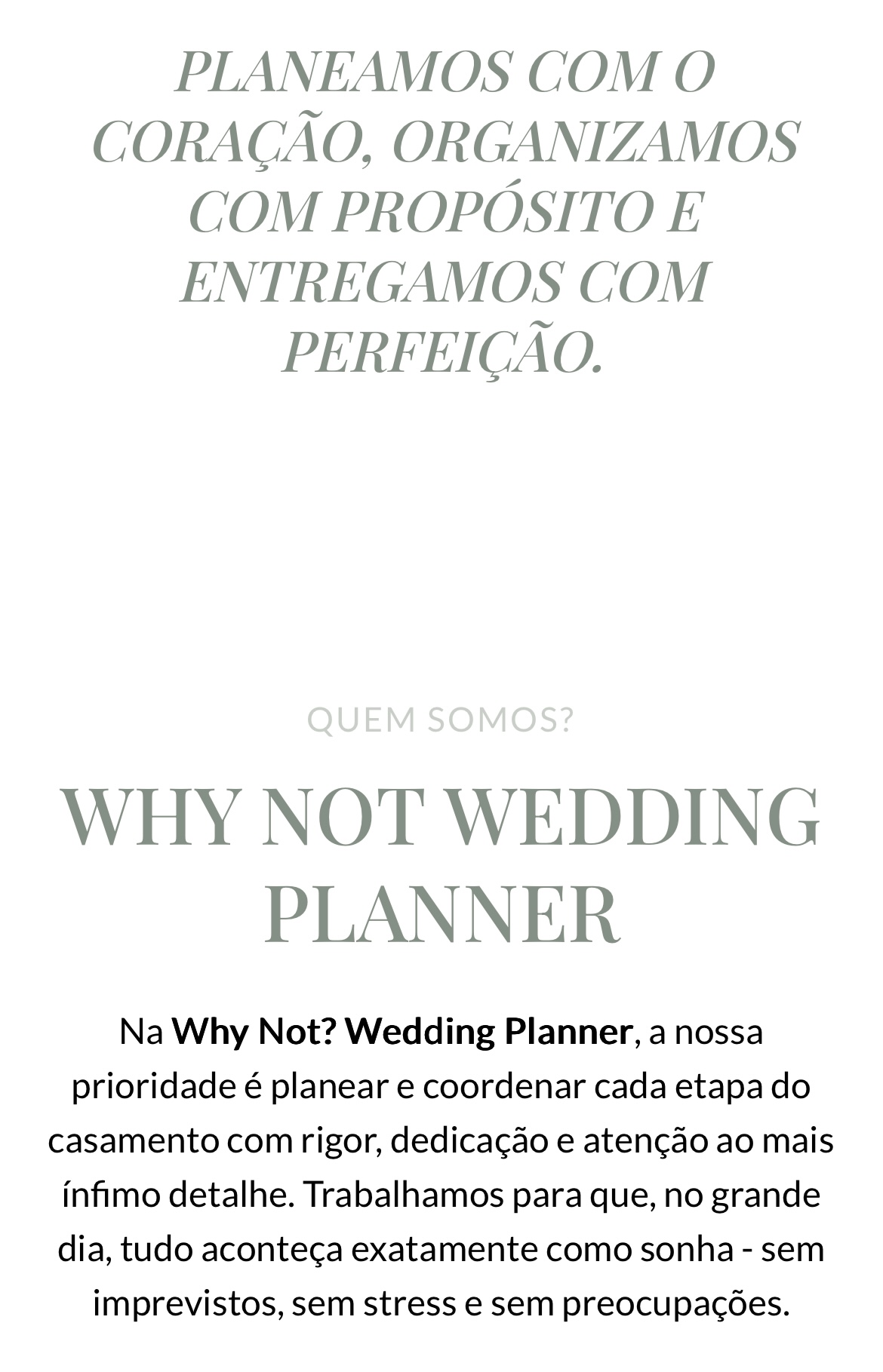 Why not ? Wedding planner - Lisboa - Decoração de Festas e Eventos