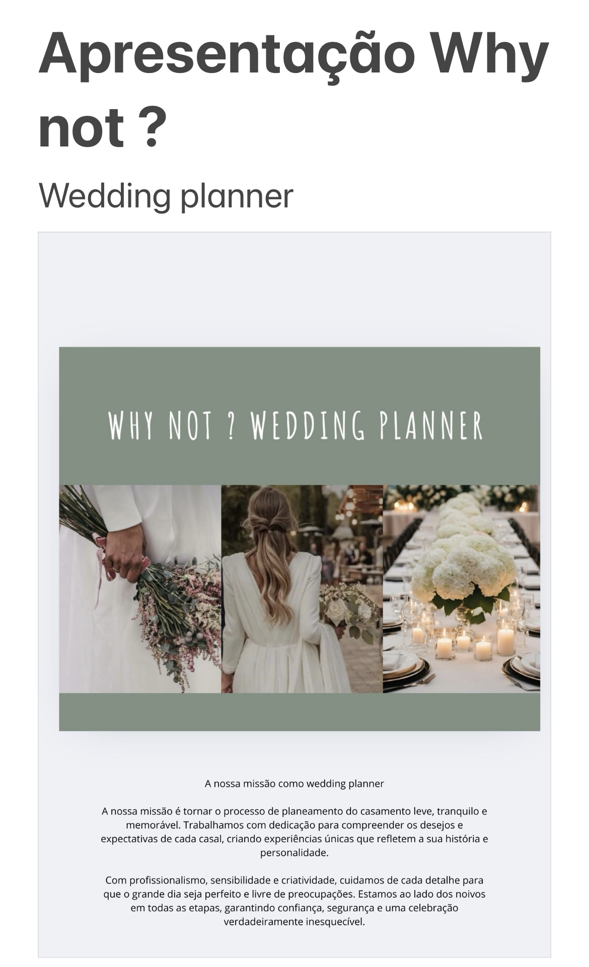 Why not ? Wedding planner - Lisboa - Fotografia de Rosto
