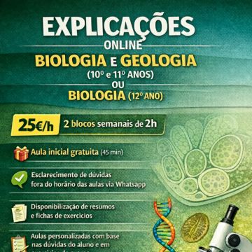 Filipa Mestre - Lisboa - Explicações de Biologia