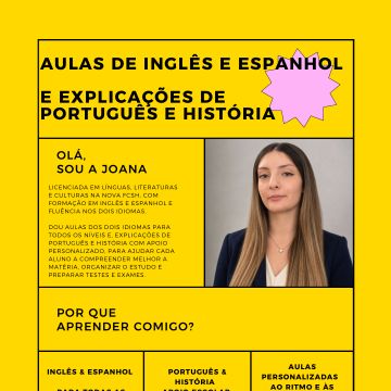 Joana Galvão - Cascais - Tutorías para presentarse al TOEFL