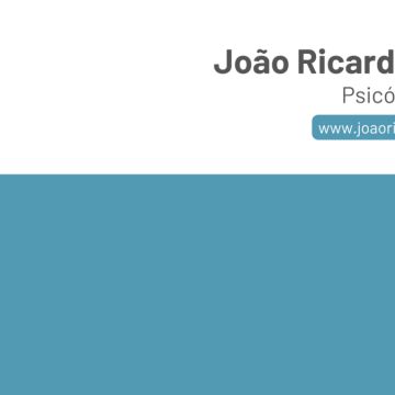 João Ricardo Costa - Psicólogo Online - Lisboa - Psicologia