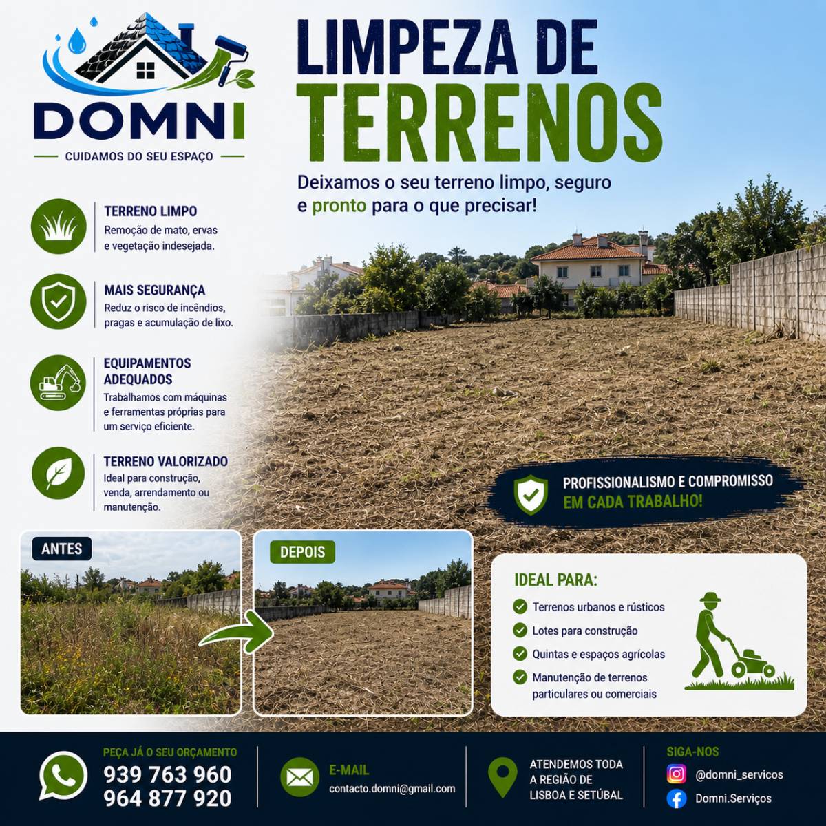 Domni Serviços - Seixal - Trituración y eliminación de tocones