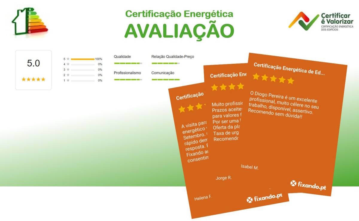 Diogo Pereira | Certificação Energética - Abrantes - Certificação Energética