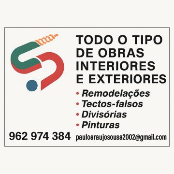 Paulo Sousa - Remodelações - Loures - Reparação ou Manutenção de Canalização Exterior