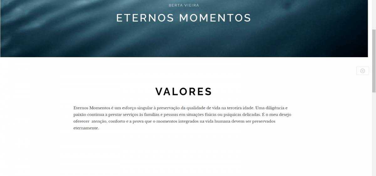 Eternos momentos - Berta Vieira - Paços de Ferreira - Lares de Idosos
