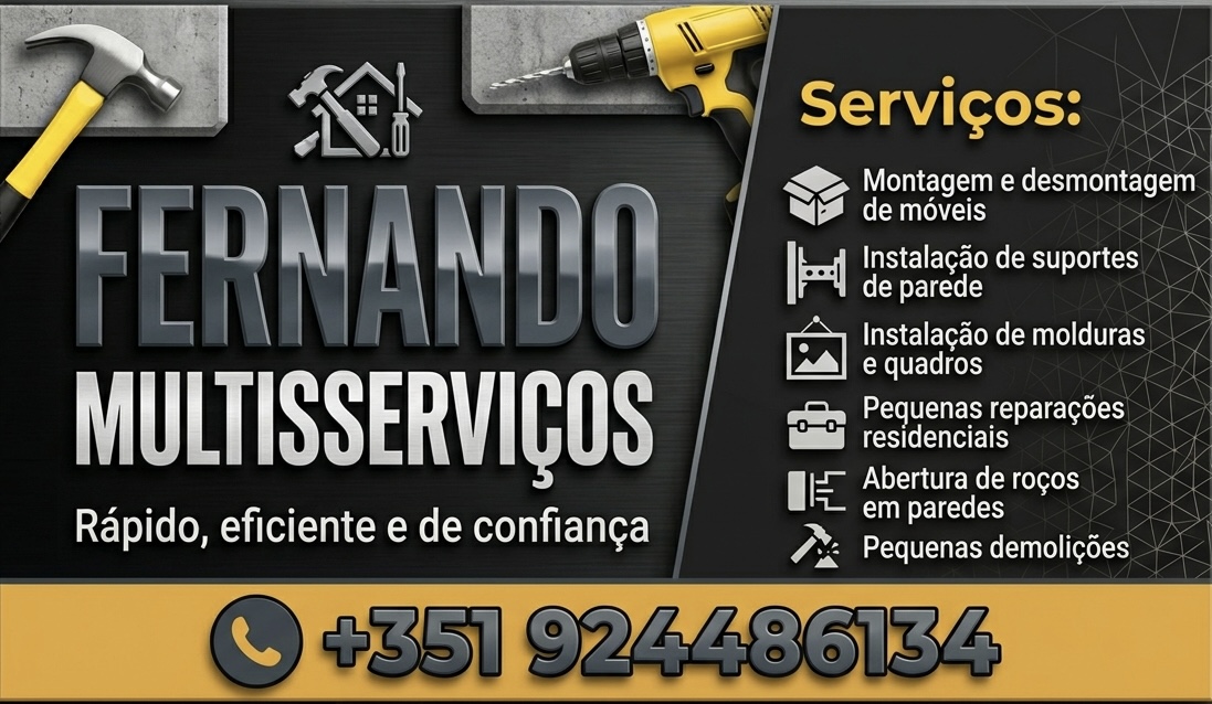 Luiz Fernando montador de móveis e multi-serviços - Odivelas - Installation de TV