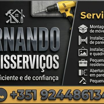 Luiz Fernando montador de móveis e multi-serviços - Odivelas - Installation de TV