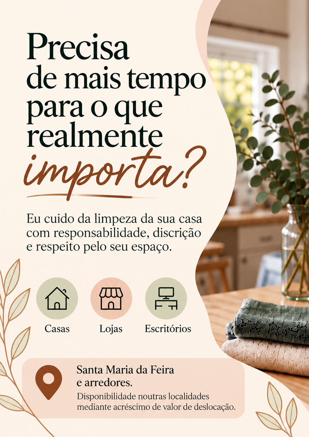 Filipa Silva | Limpezas Domésticas - Santa Maria da Feira - Commercial Cleaning
