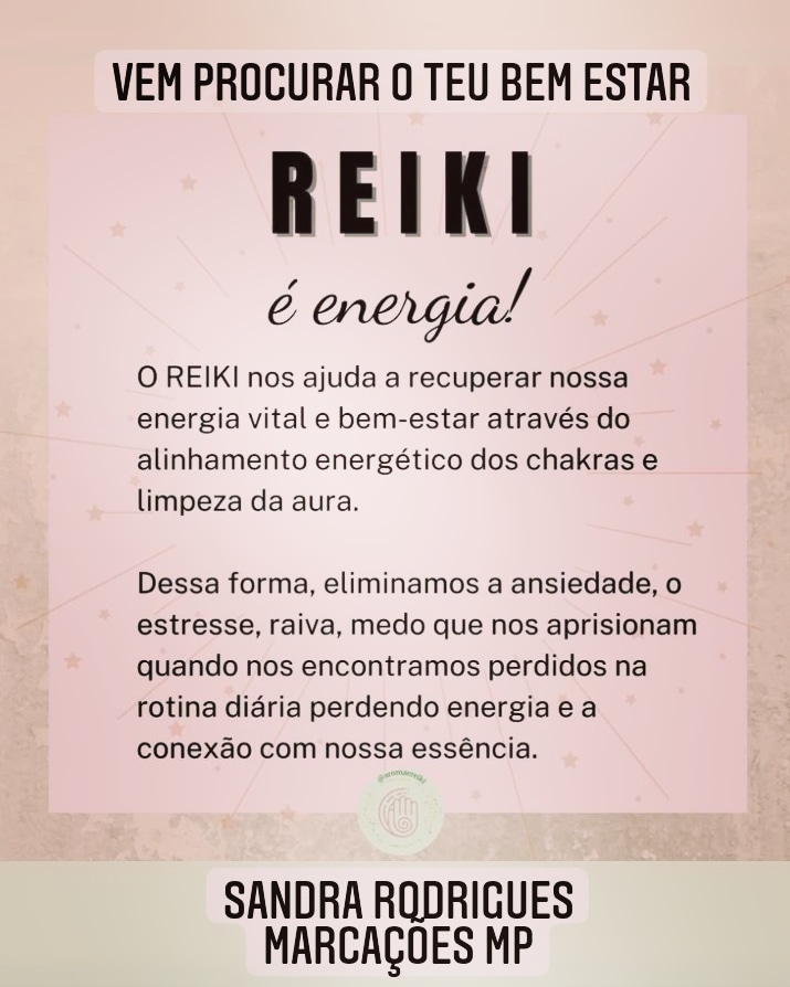 Sandra lotus - Barreiro - Tratamento Reiki