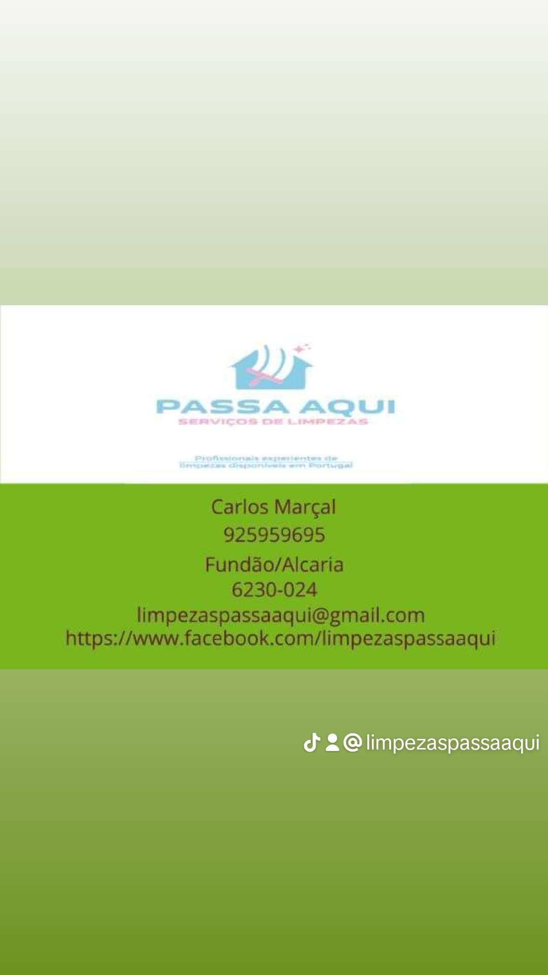 Serviços de limpezas Passa Aqui - Fundão - Windows Cleaning