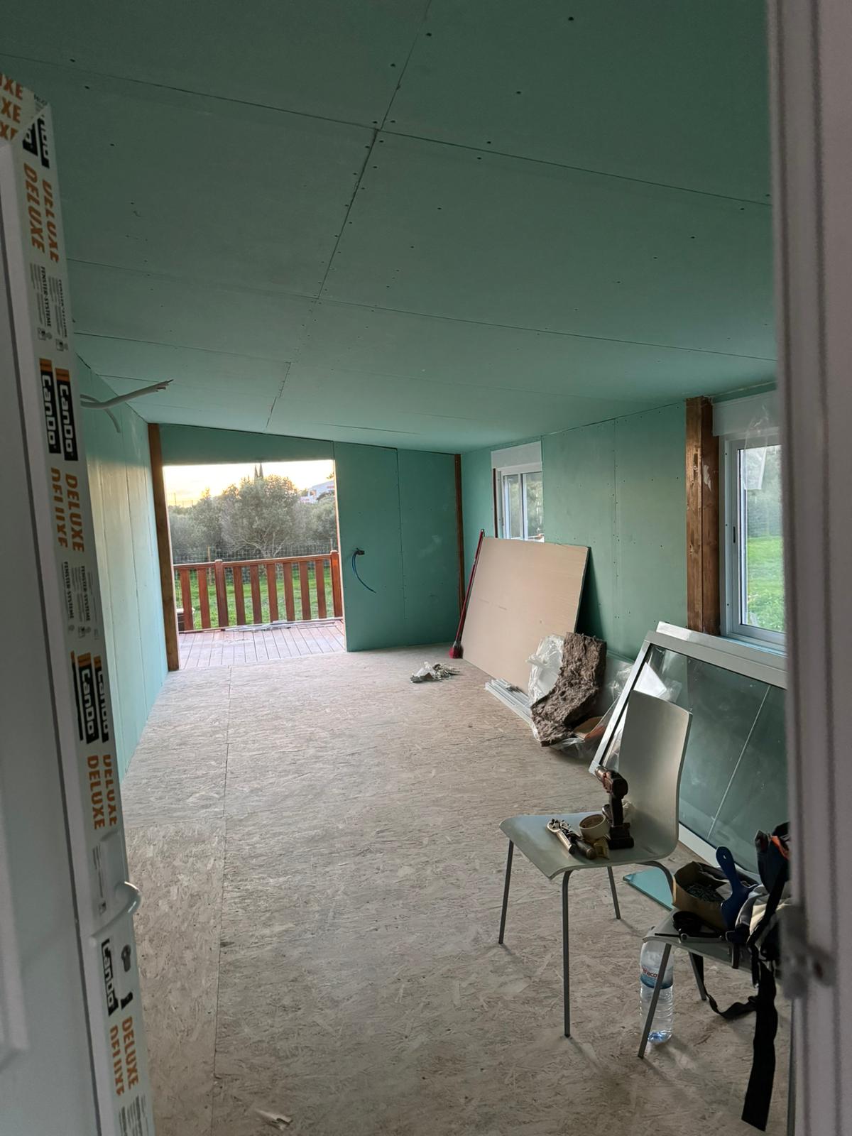 mrconstrução - Silves - Réparation et texturage de cloisons en plaques de plâtre