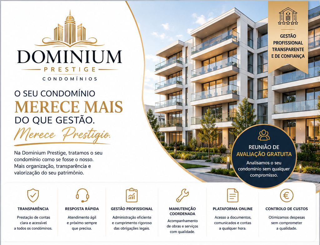 Dominium Prestige Condomínios - Lisboa - Administración de bloques de pisos