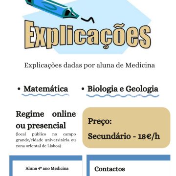 Explicações BG e MAT - Lisboa - Explicações de Matemática do 2º Ciclo