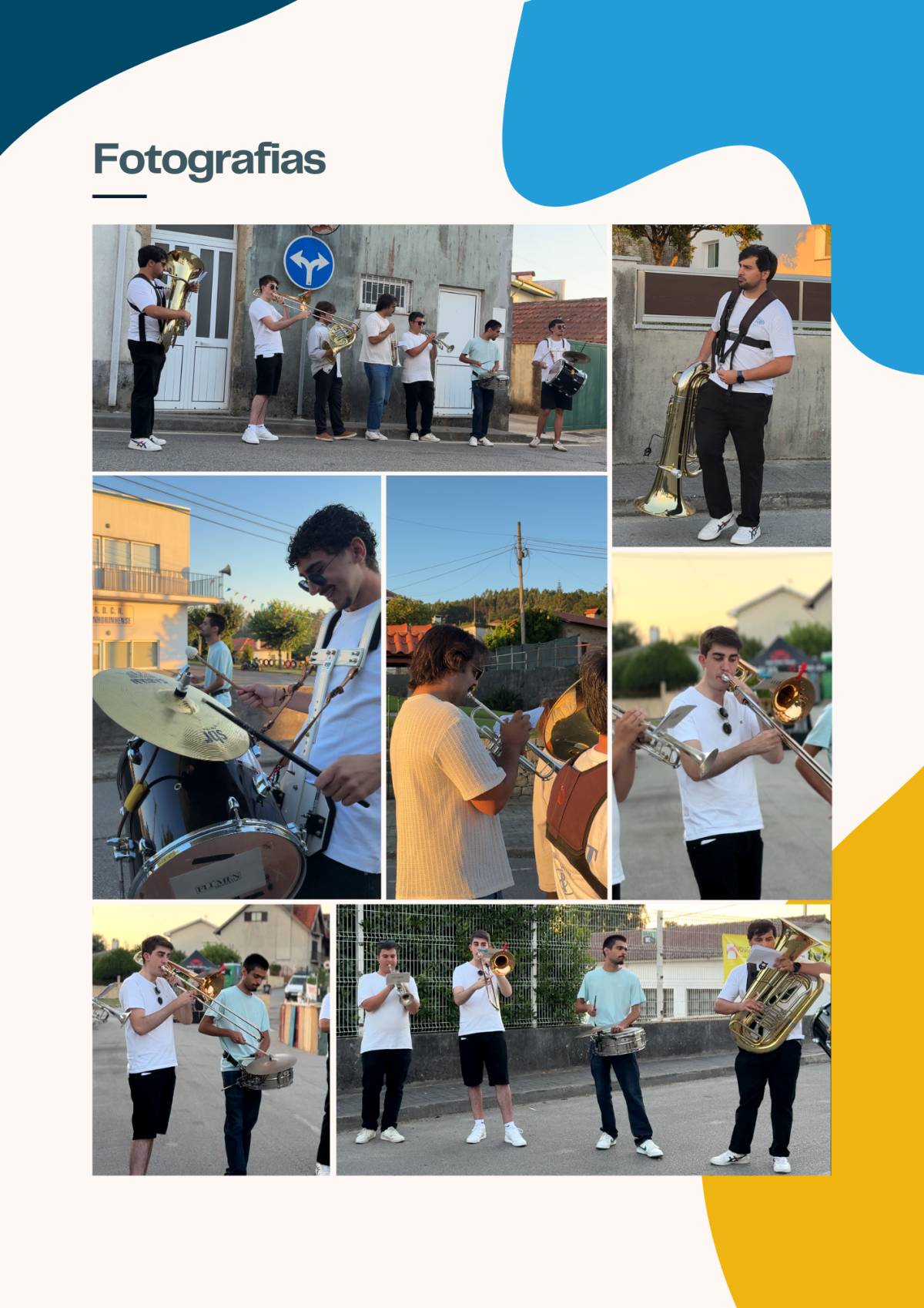 Flúmen Brass Band - Sever do Vouga - Animation avec groupe de musique