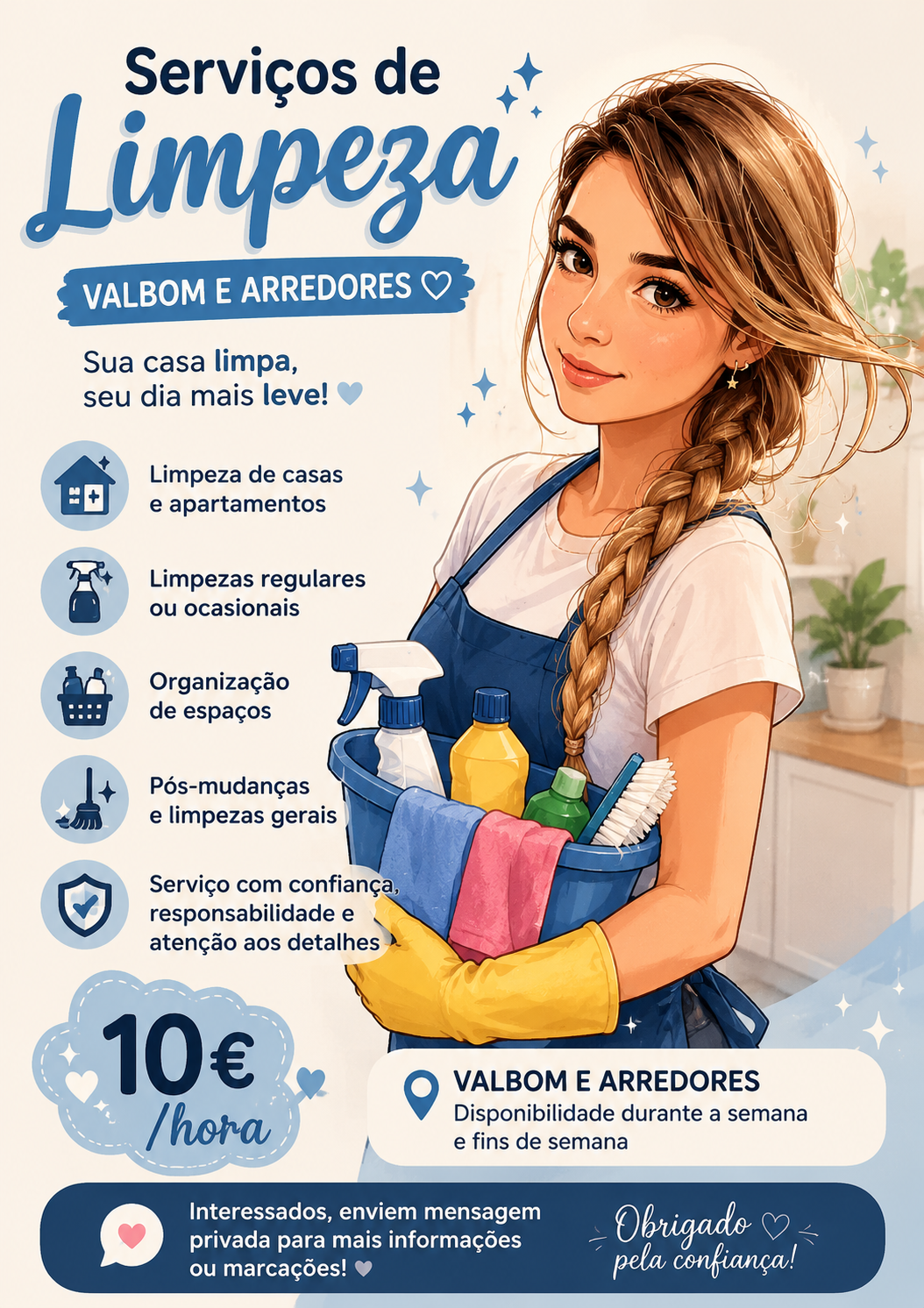 Joana Vigário - Gondomar - Grundreinigung oder Frühjahrsputz