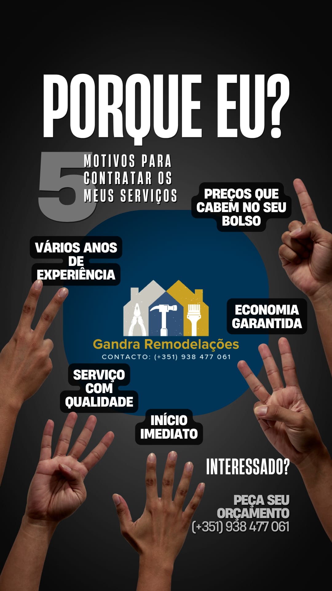 Gandra remodelações - Espinho - Peinture extérieure