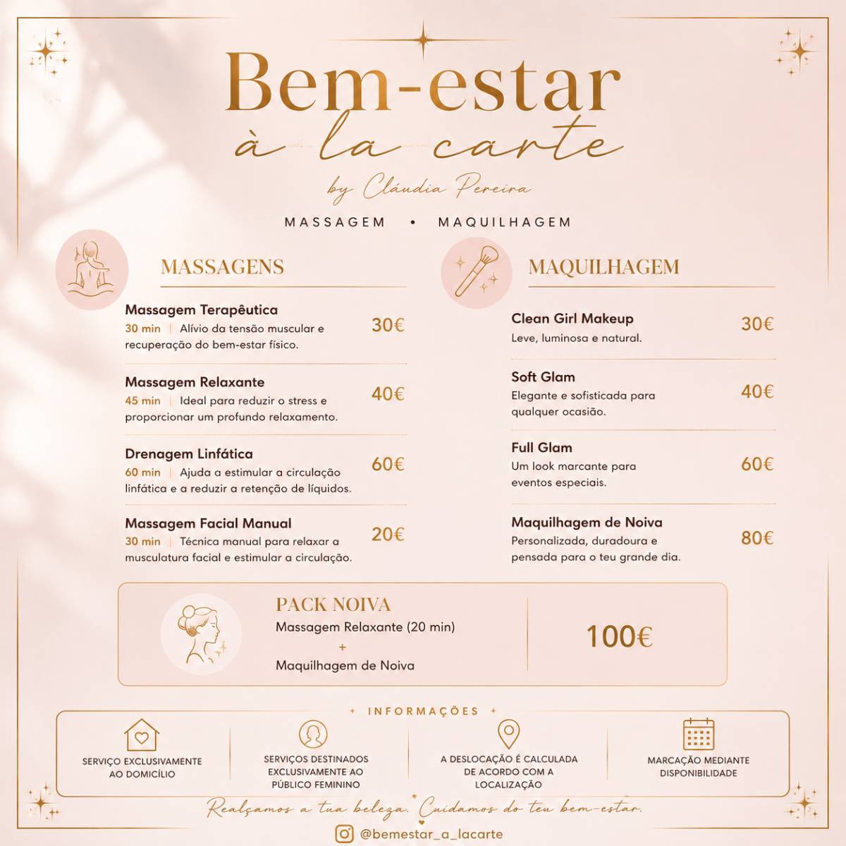 Bem-estar à la carte - Salvaterra de Magos - Peluquería para eventos