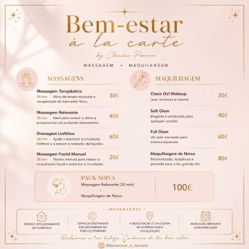Bem-estar à la carte - Salvaterra de Magos - Peluquería para eventos