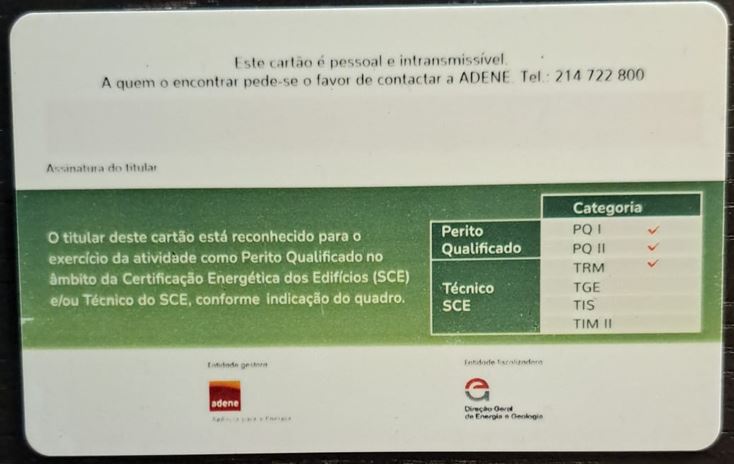 Luís Carvalho - Guimarães - Calificación energética de viviendas