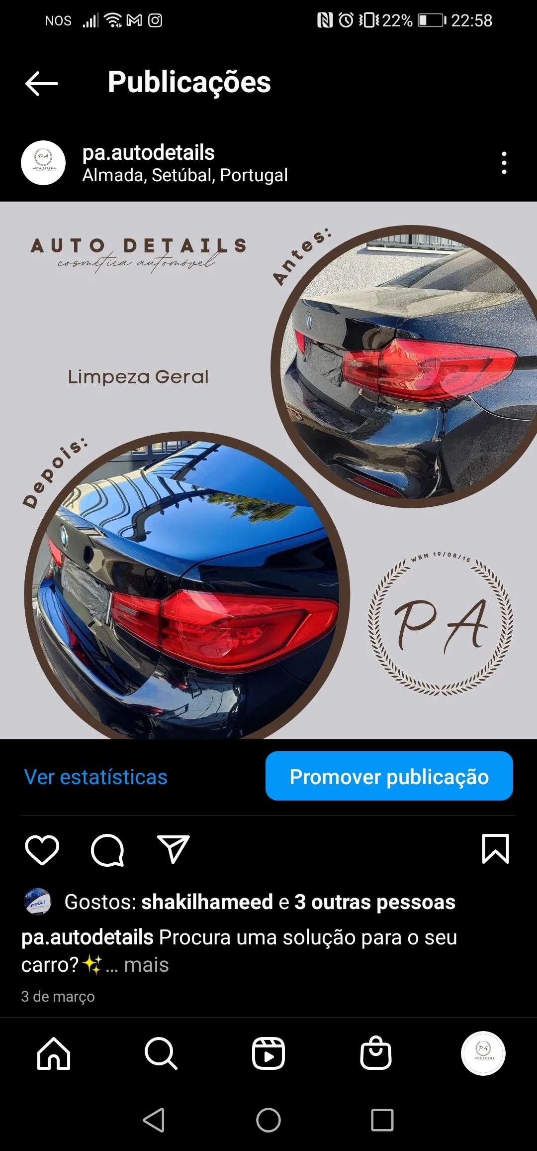 PA.Autodetail - Almada - Pressure Washing