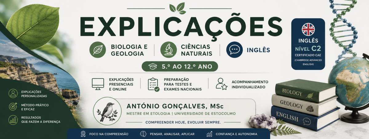 António Gonçalves - Coimbra - Explicações de Biologia