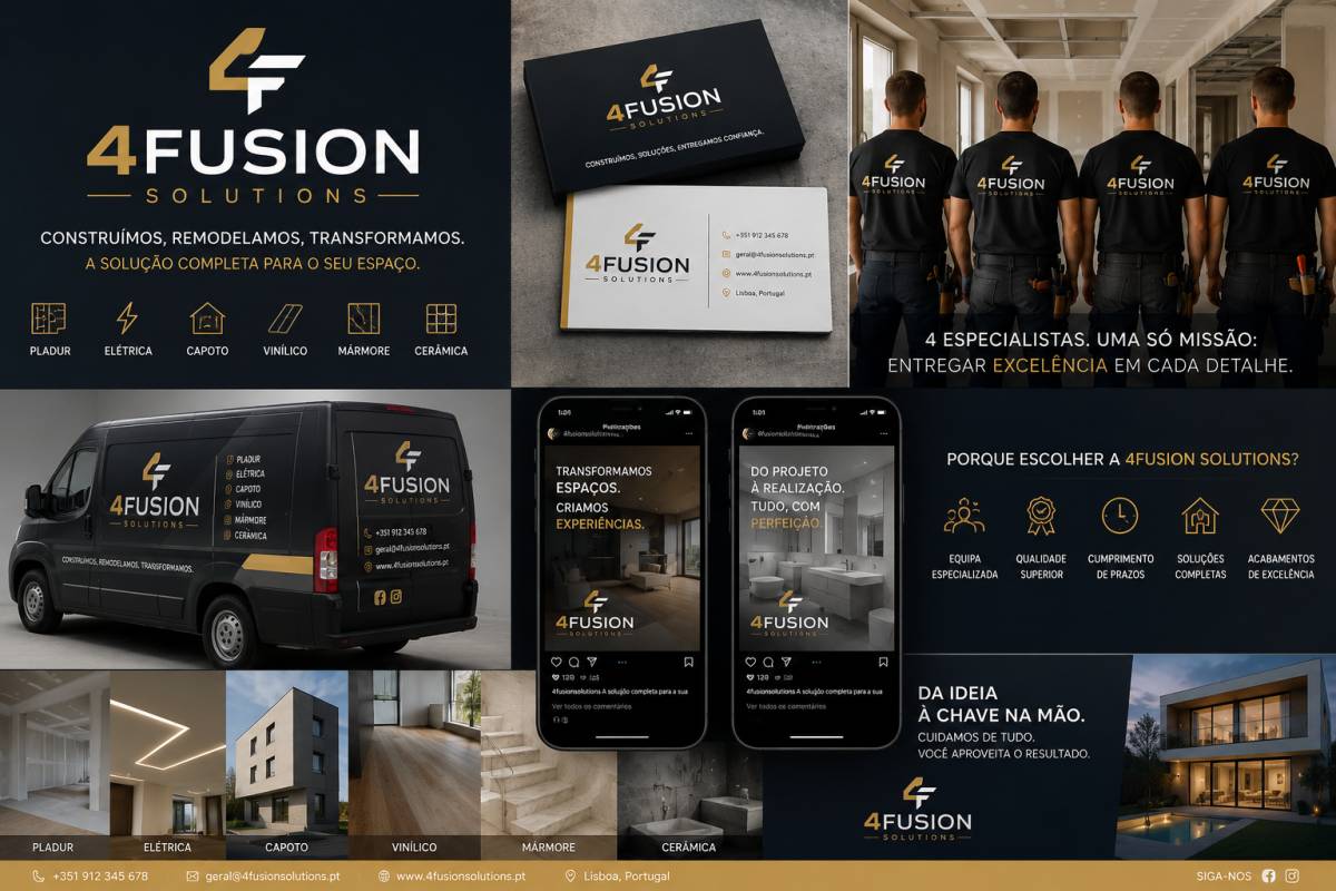 Four Fusion Solutions - Lousada - Instalação de Paredes de Pladur