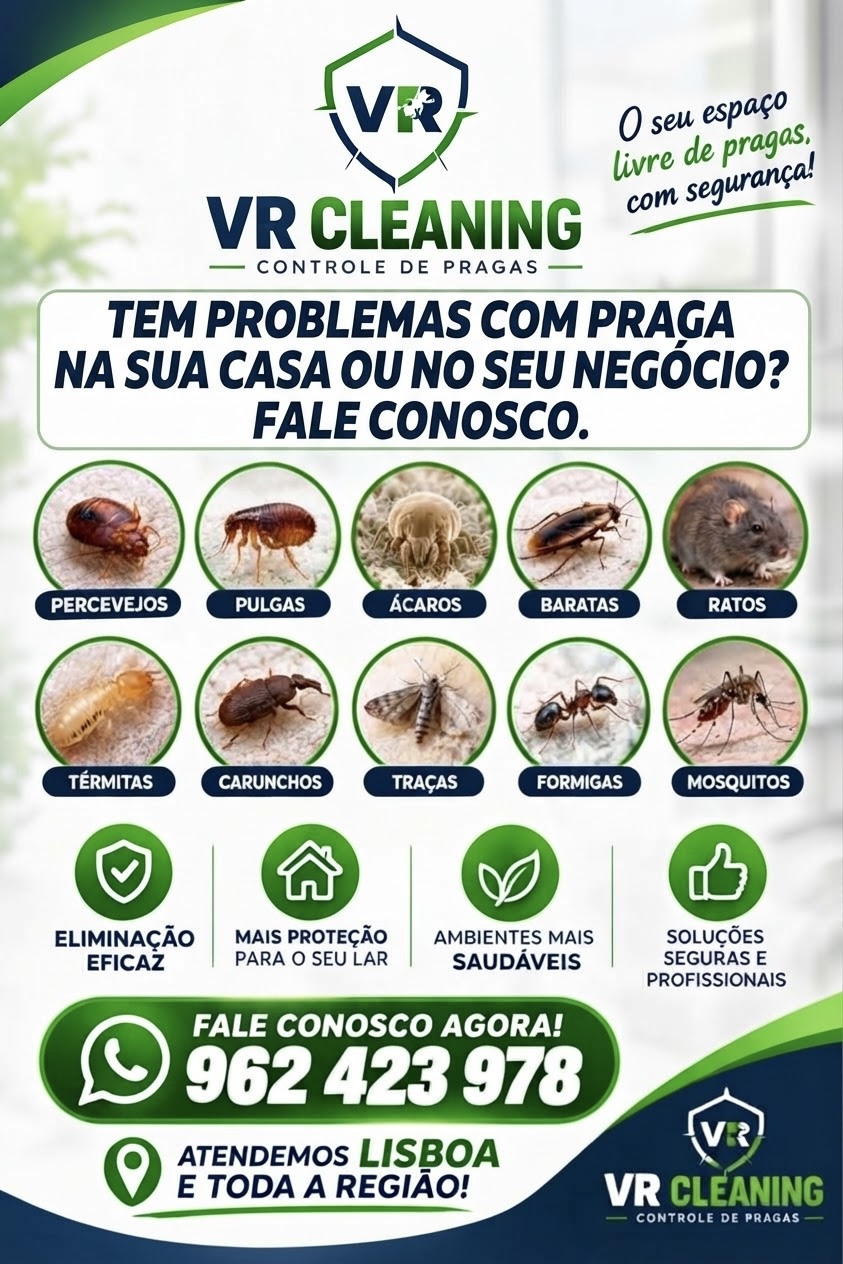 VRCleaning controlo de pragas. - Loures - Désinsectisation et dératisation