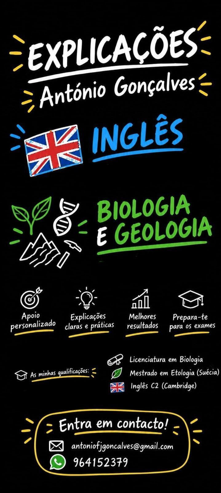 António Gonçalves - Coimbra - Tutorías para presentarse al TOEFL