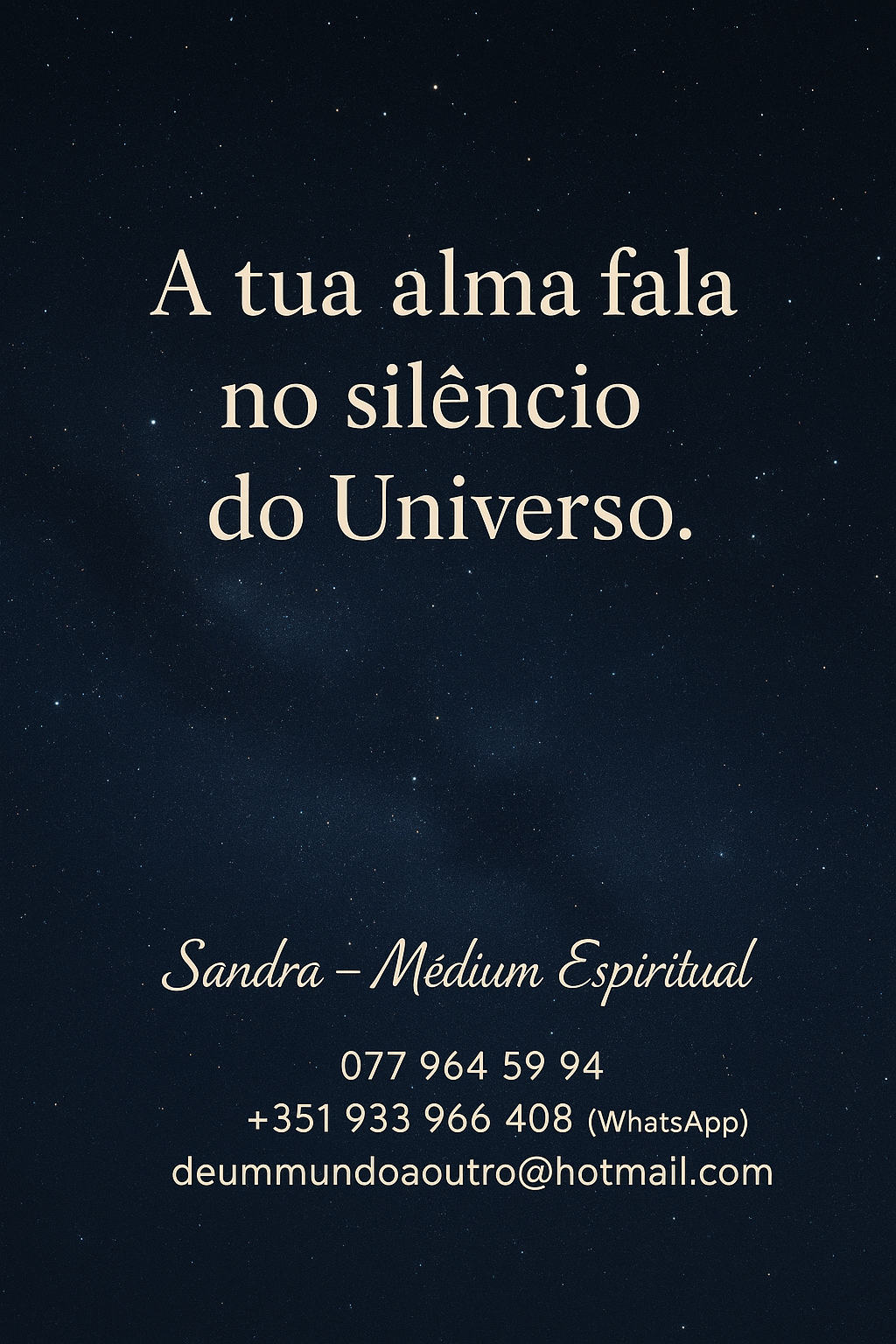 Médium Sandra Jesus - Braga - Astrologie
