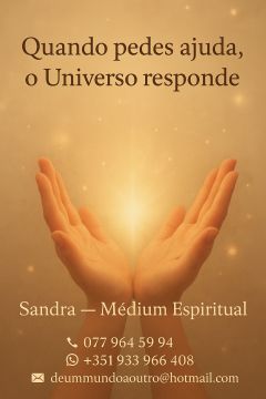 Médium Sandra Jesus - Braga - Lecture des cartes de tarot