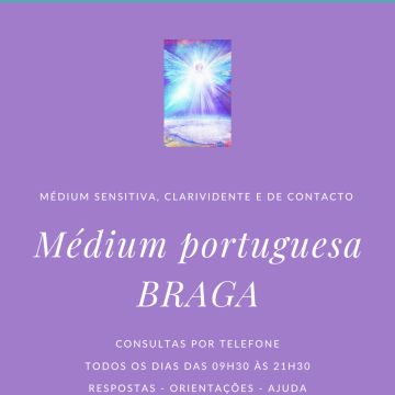 Médium Sensitiva, Clarividente - Maria Jesus - Braga - Vidente