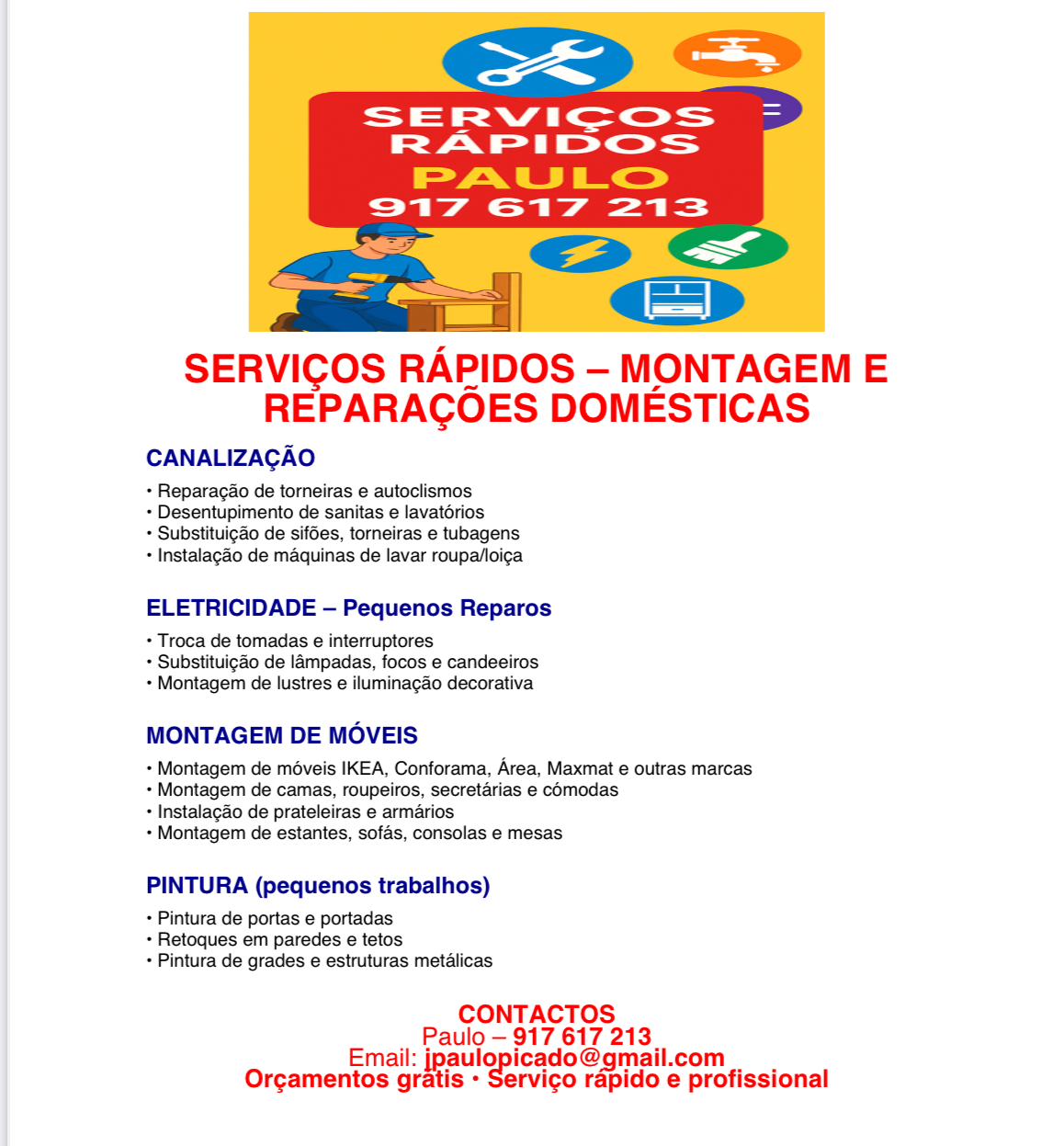 Paulo - Loures - Limpeza de Estofos e Mobília