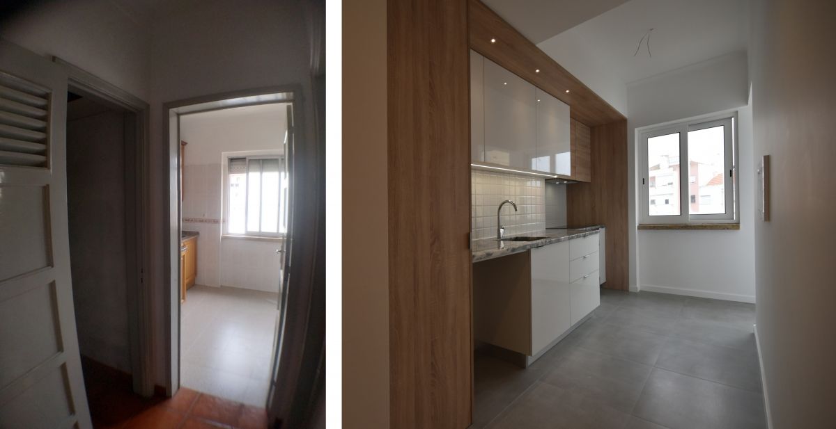 100Traço Arquitectura e Construção - Lisboa - Remodelação de Casa de Banho