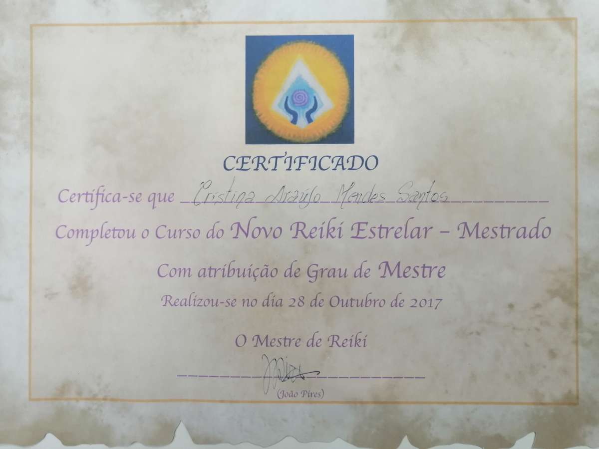 Cristina Santos - Mafra - Sessões de Reiki