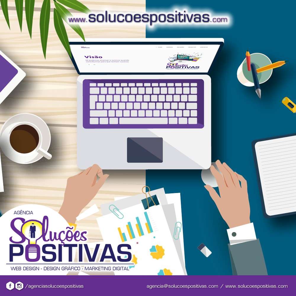 Agência Soluções Positivas - Lisboa - Design de Logotipos