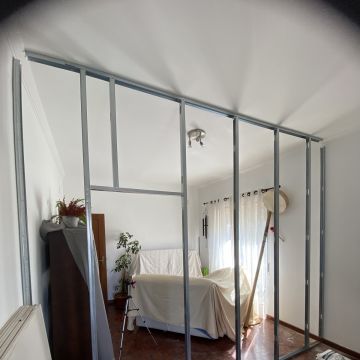 RD pladur - Sintra - Construção de Parede Interior