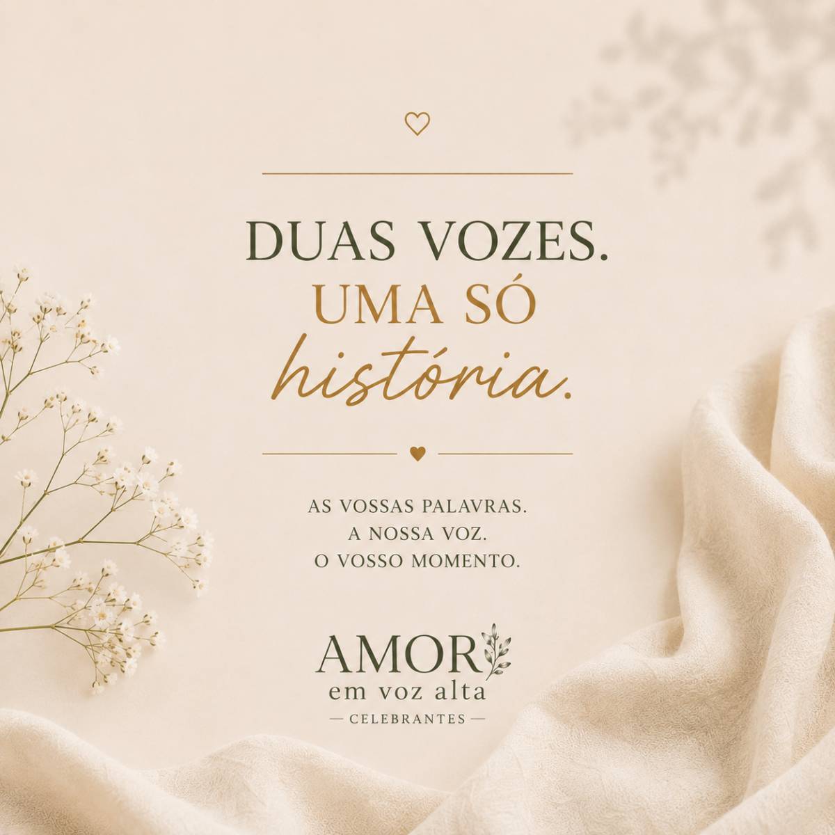 Amor em Voz Alta - Cascais - Oficiantes de bodas